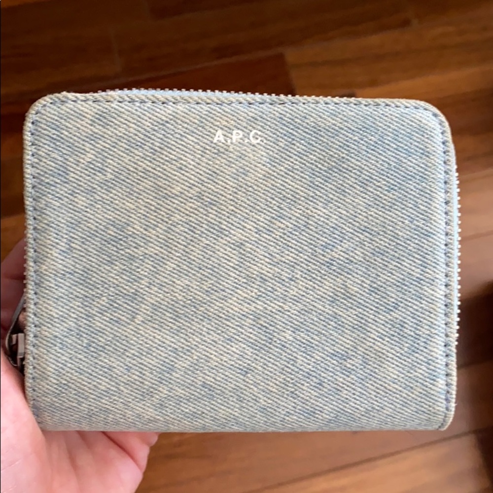 APC rare denim wallet